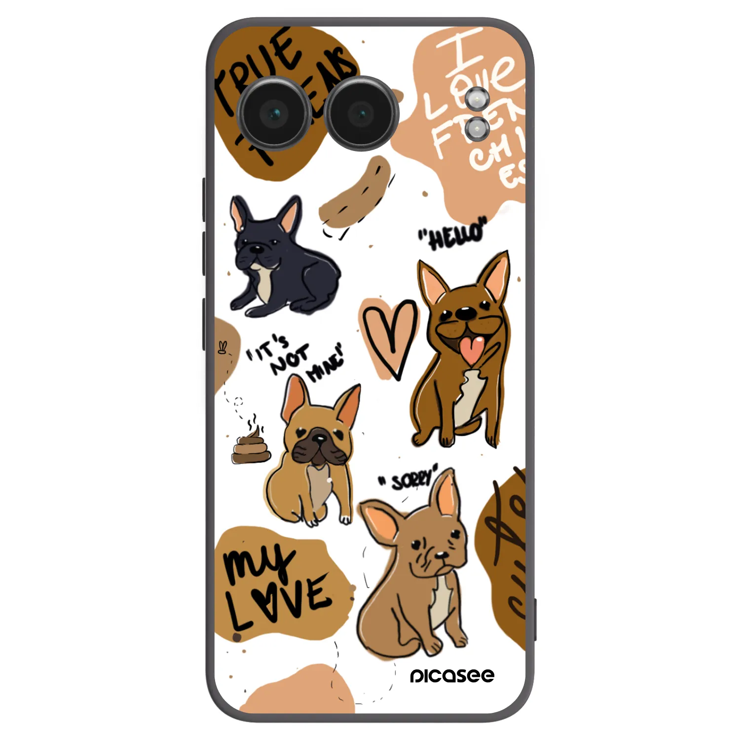 Picasee silikónový čierny obal pre OnePlus Nord 4 - Frenchies