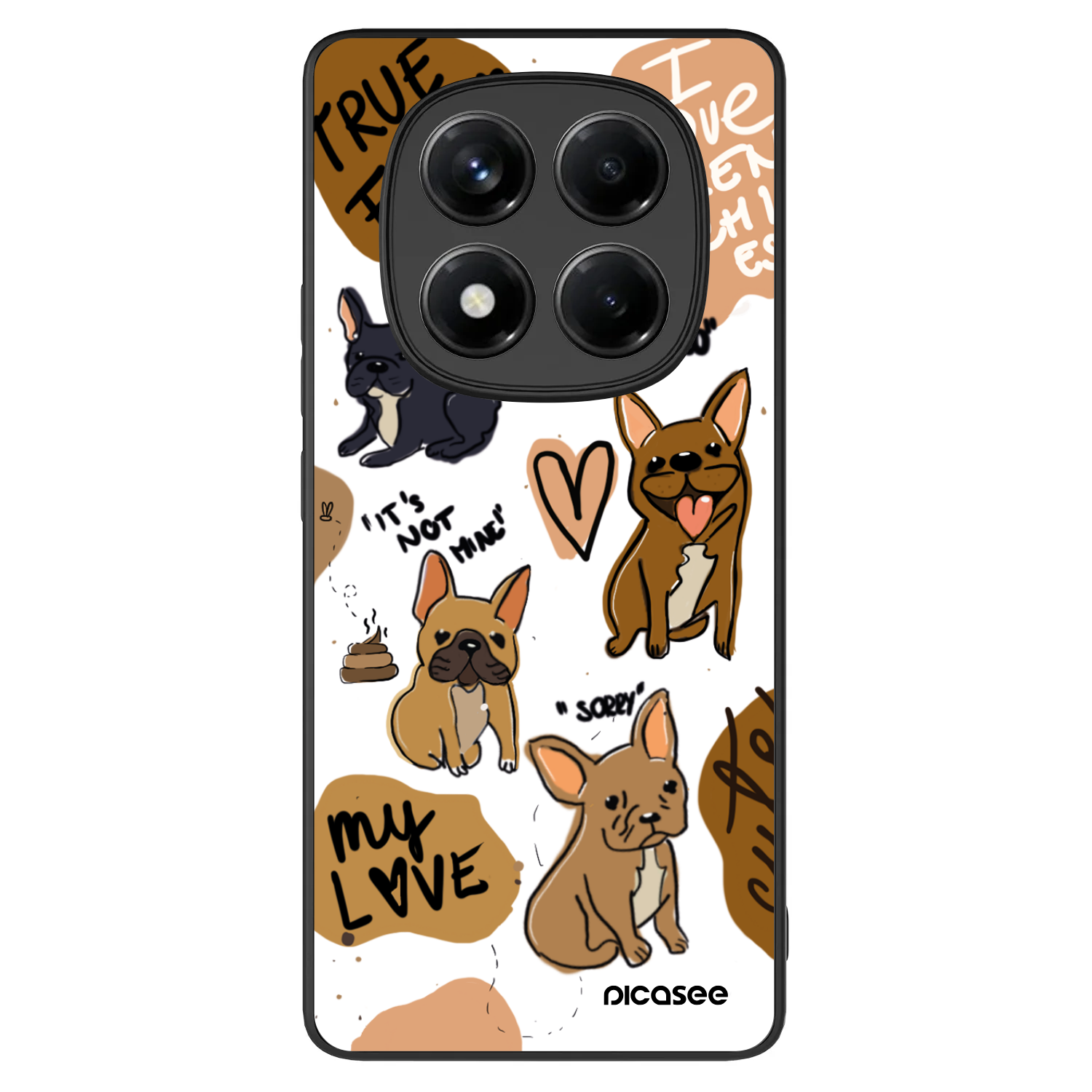 Picasee ULTIMATE CASE pro Xiaomi Redmi Note 14 Pro+ 5G - Frenchies