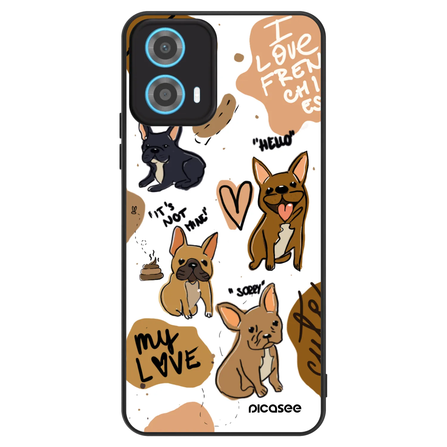 Picasee ULTIMATE CASE pro Motorola Moto G34 5G - Frenchies