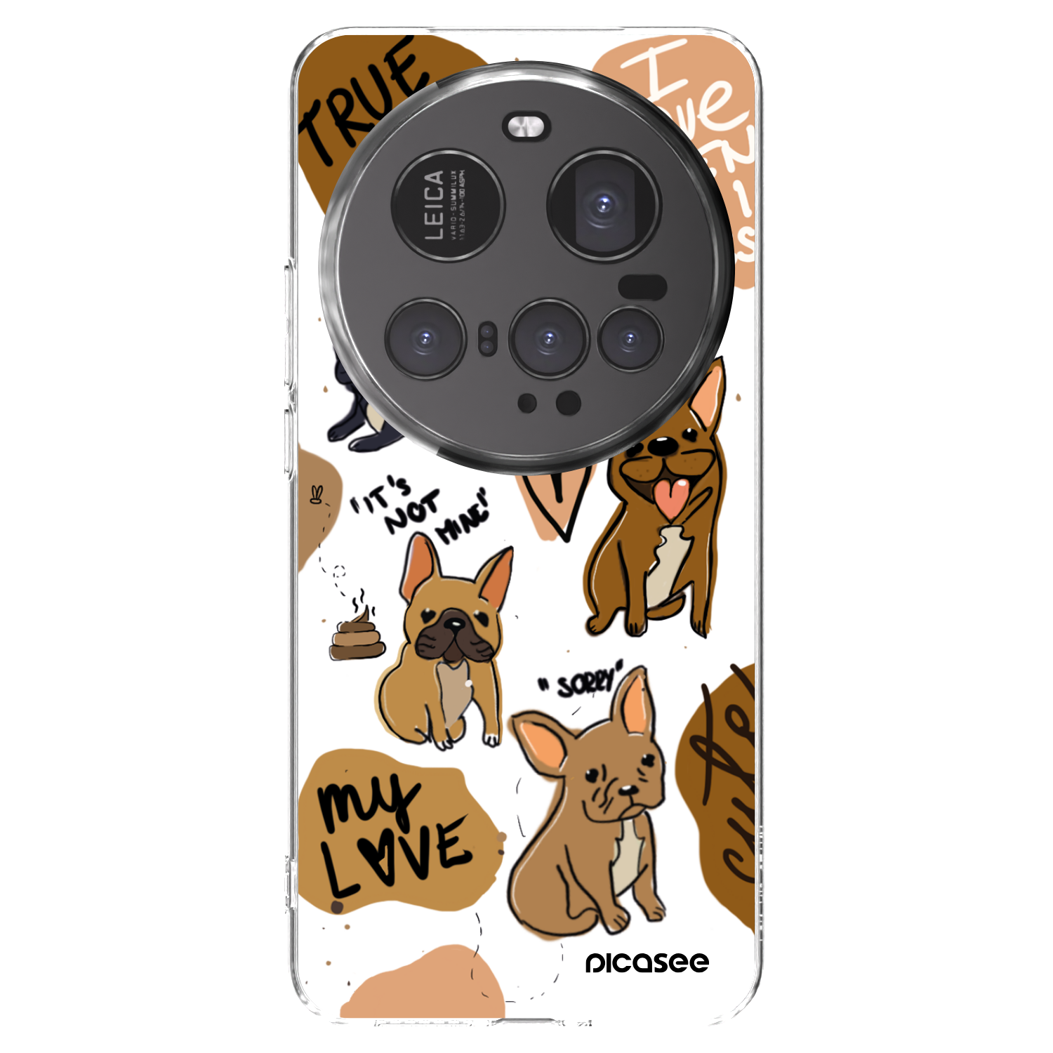 Picasee silikónový prehľadný obal pre Xiaomi 15 Ultra - Frenchies