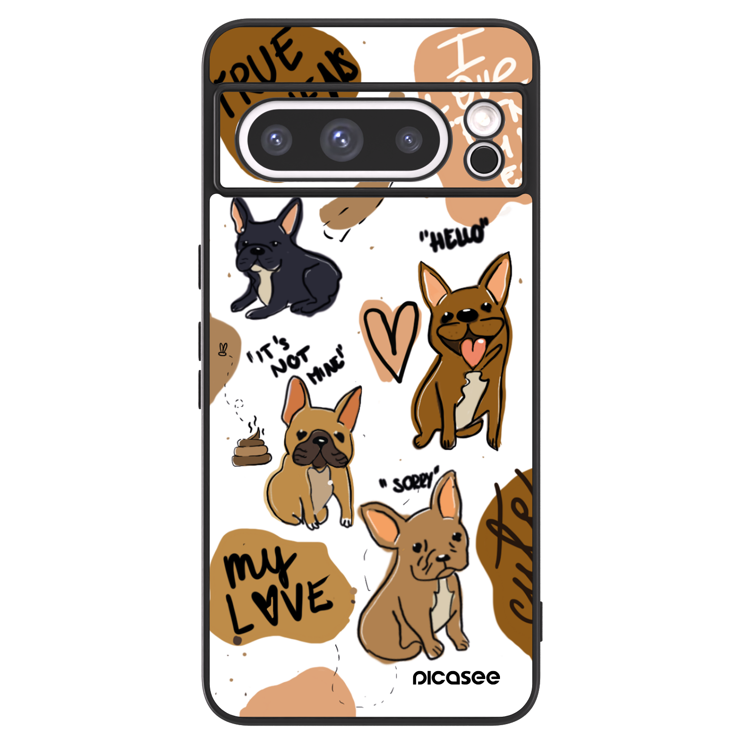 Picasee ULTIMATE CASE pro Google Pixel 8 Pro - Frenchies