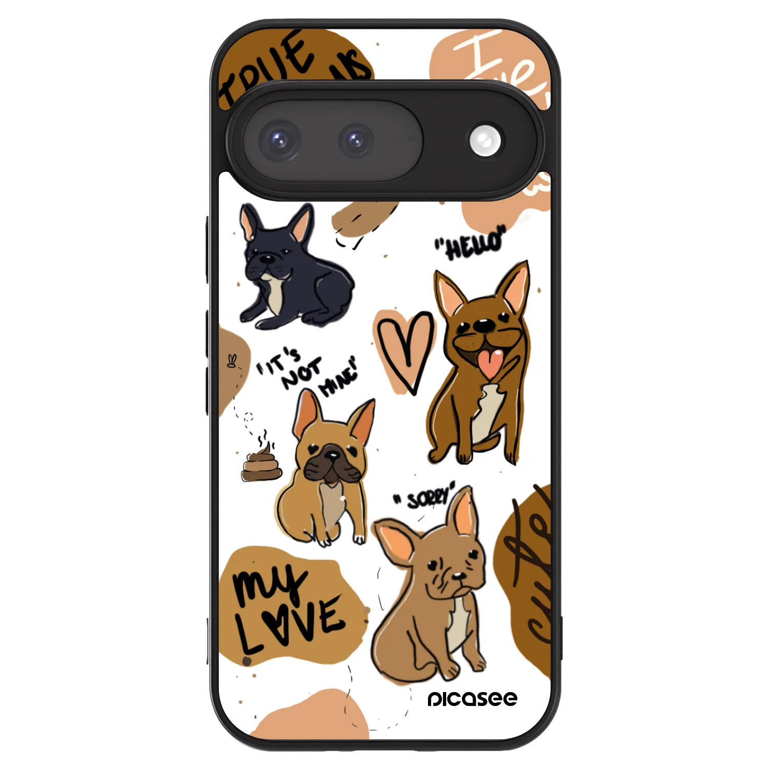 Picasee ULTIMATE CASE pro Google Pixel 9 - Frenchies