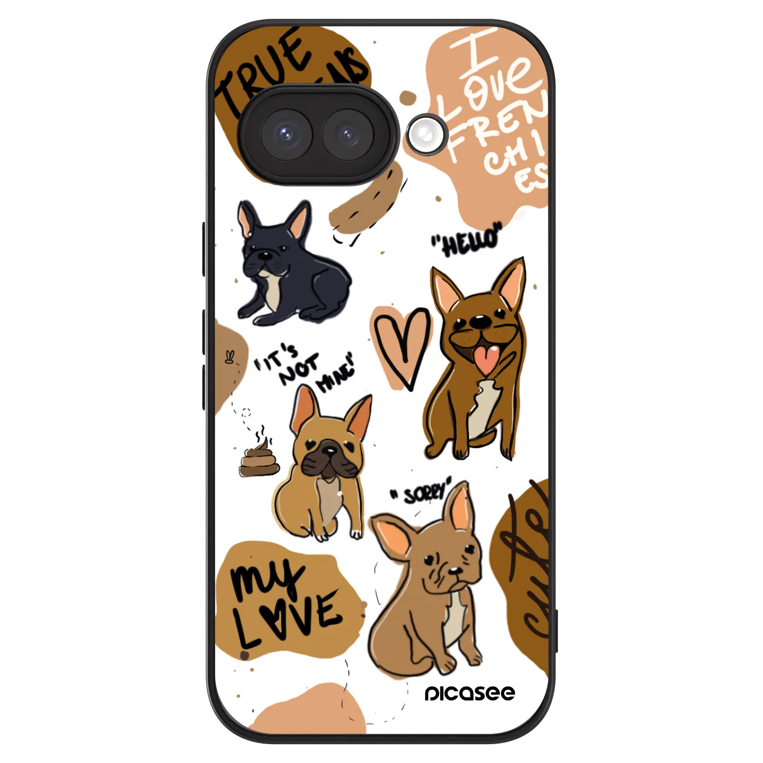 Picasee ULTIMATE CASE pro Google Pixel 9a - Frenchies