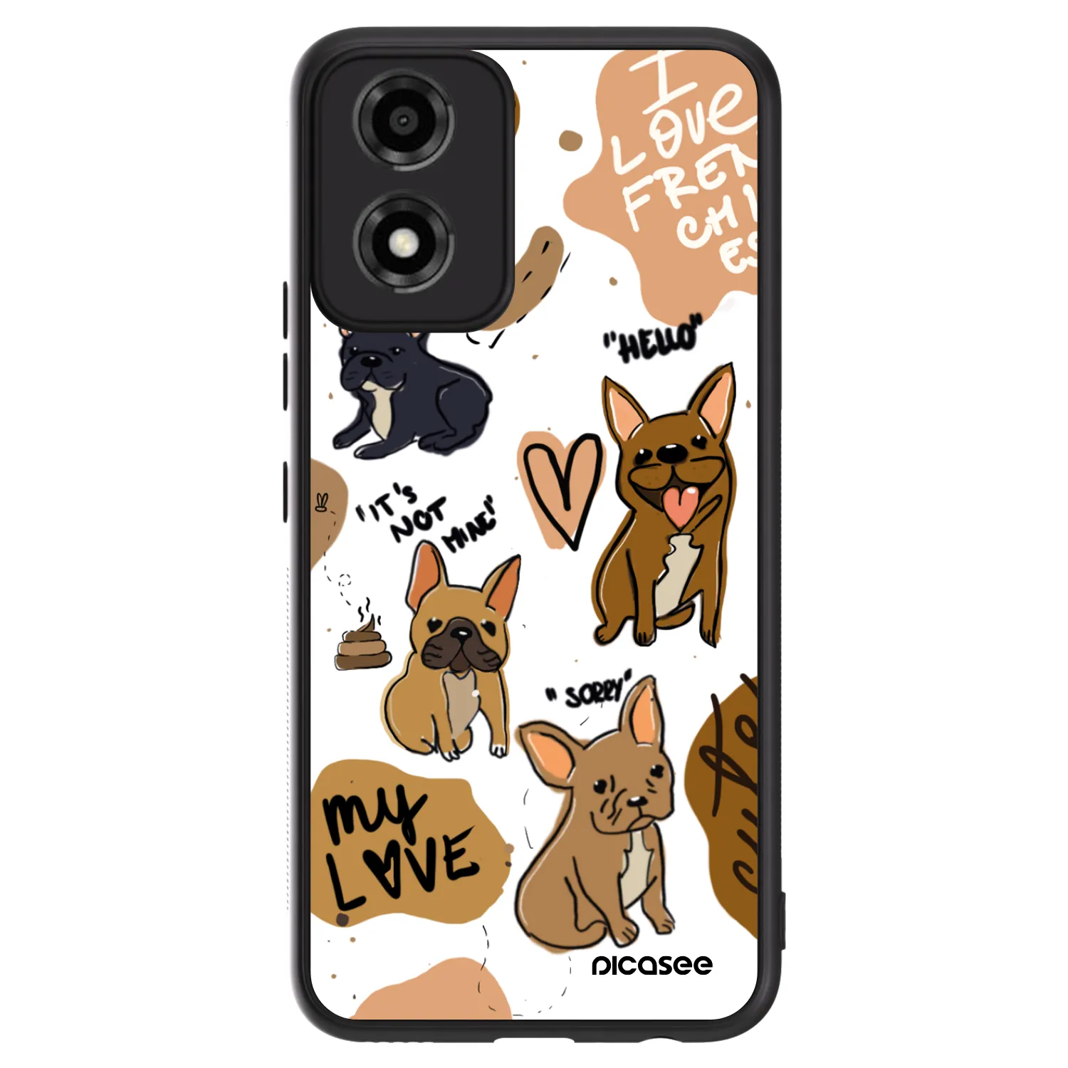 Picasee ULTIMATE CASE pro Motorola Moto E14 - Frenchies