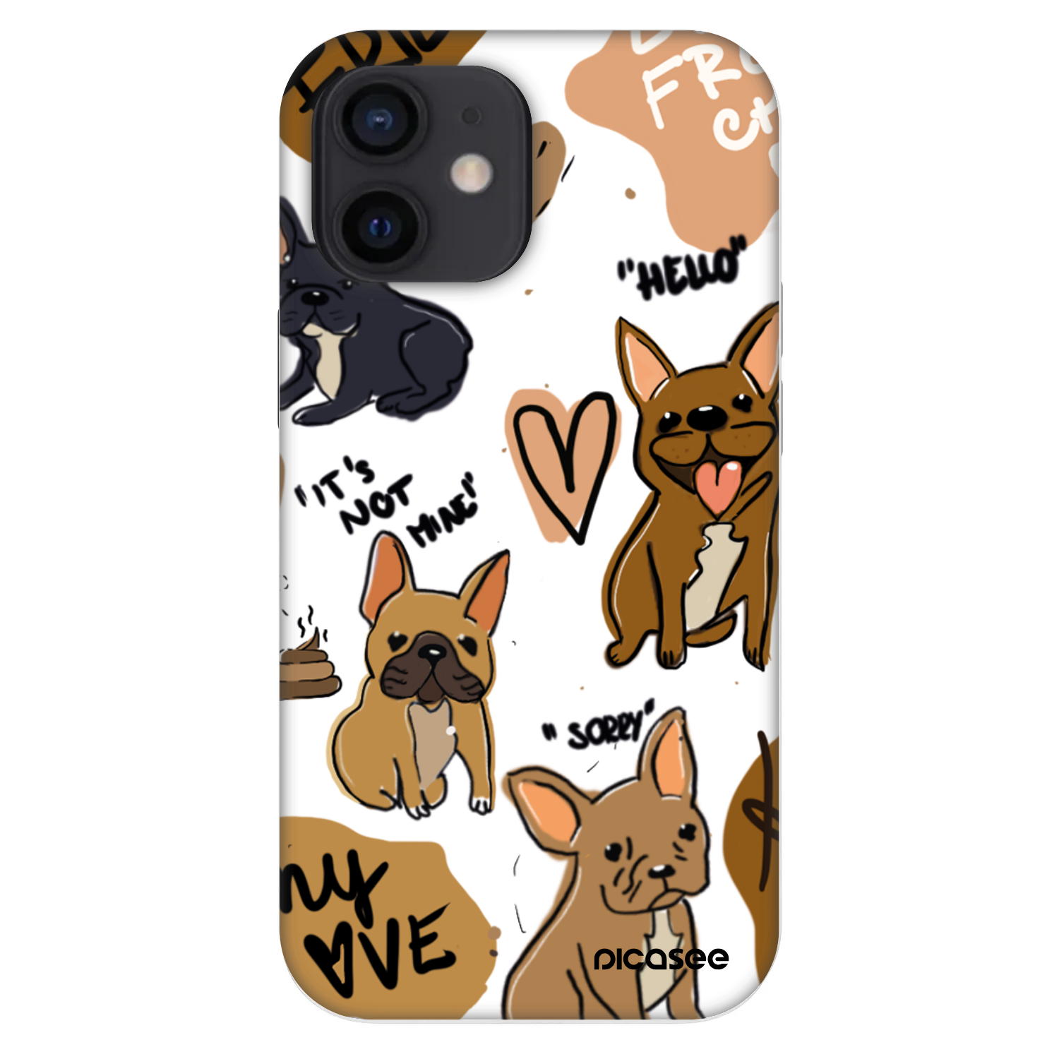 Picasee Fashion Case pre Apple iPhone 12 mini - Frenchies