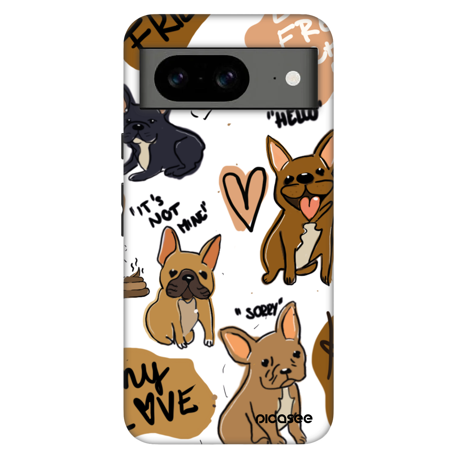 Picasee Fashion Case pre Google Pixel 8 Pro - Frenchies