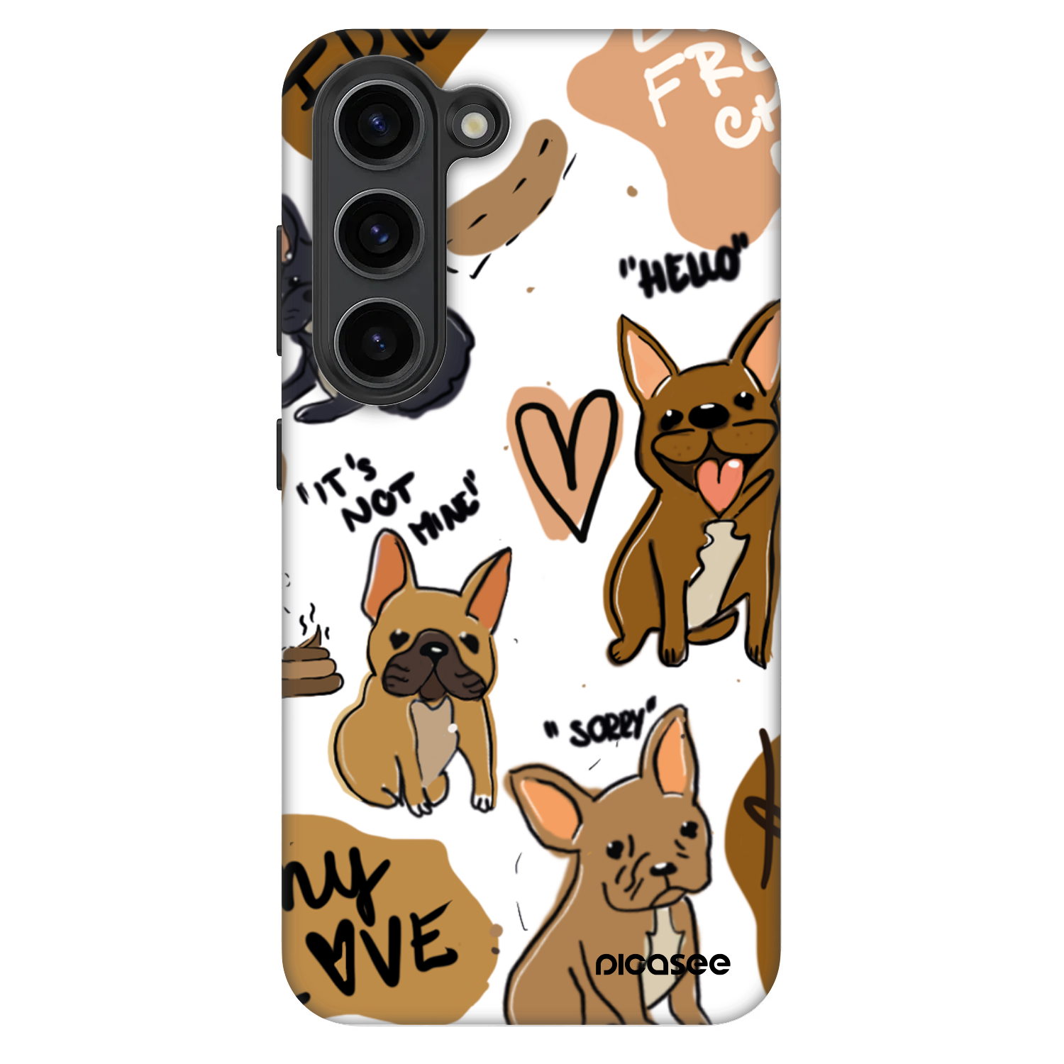 Picasee Fashion Case pre Samsung Galaxy S23 5G - Frenchies