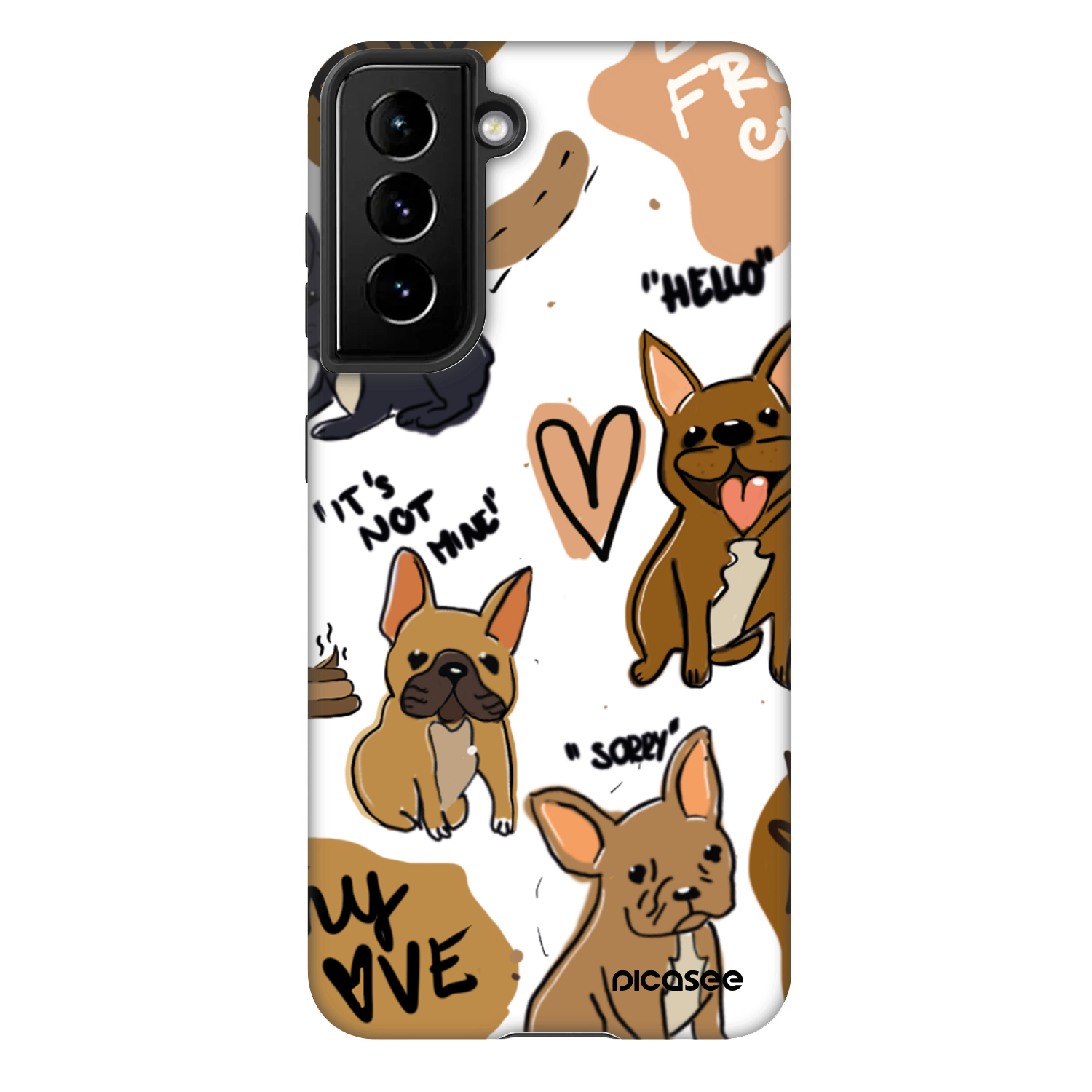 Picasee Fashion Case pre Samsung Galaxy S22 5G - Frenchies