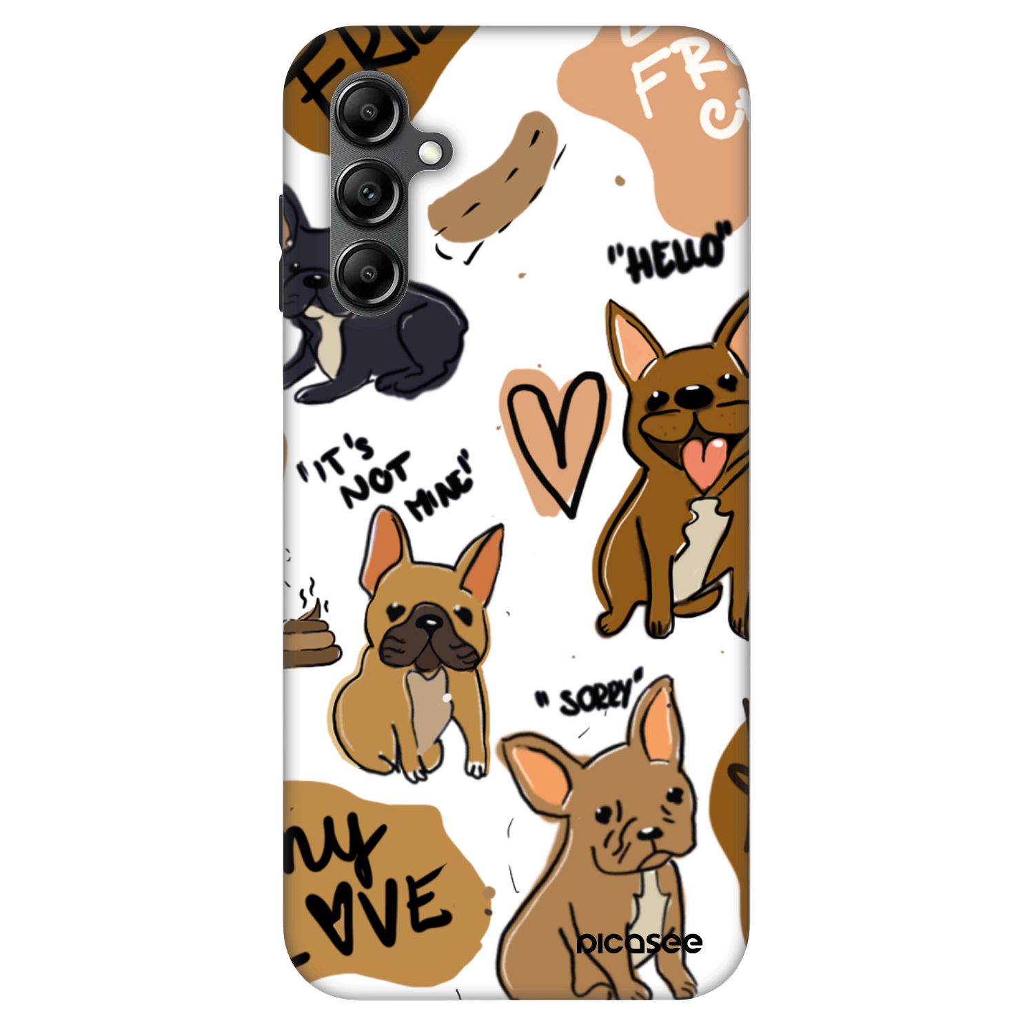 Picasee Fashion Case pre Samsung Galaxy A14 4G A145R - Frenchies