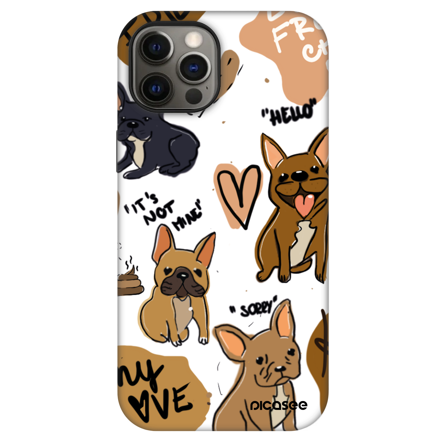 Picasee Fashion Case MagSafe pre Apple iPhone 12 - Frenchies