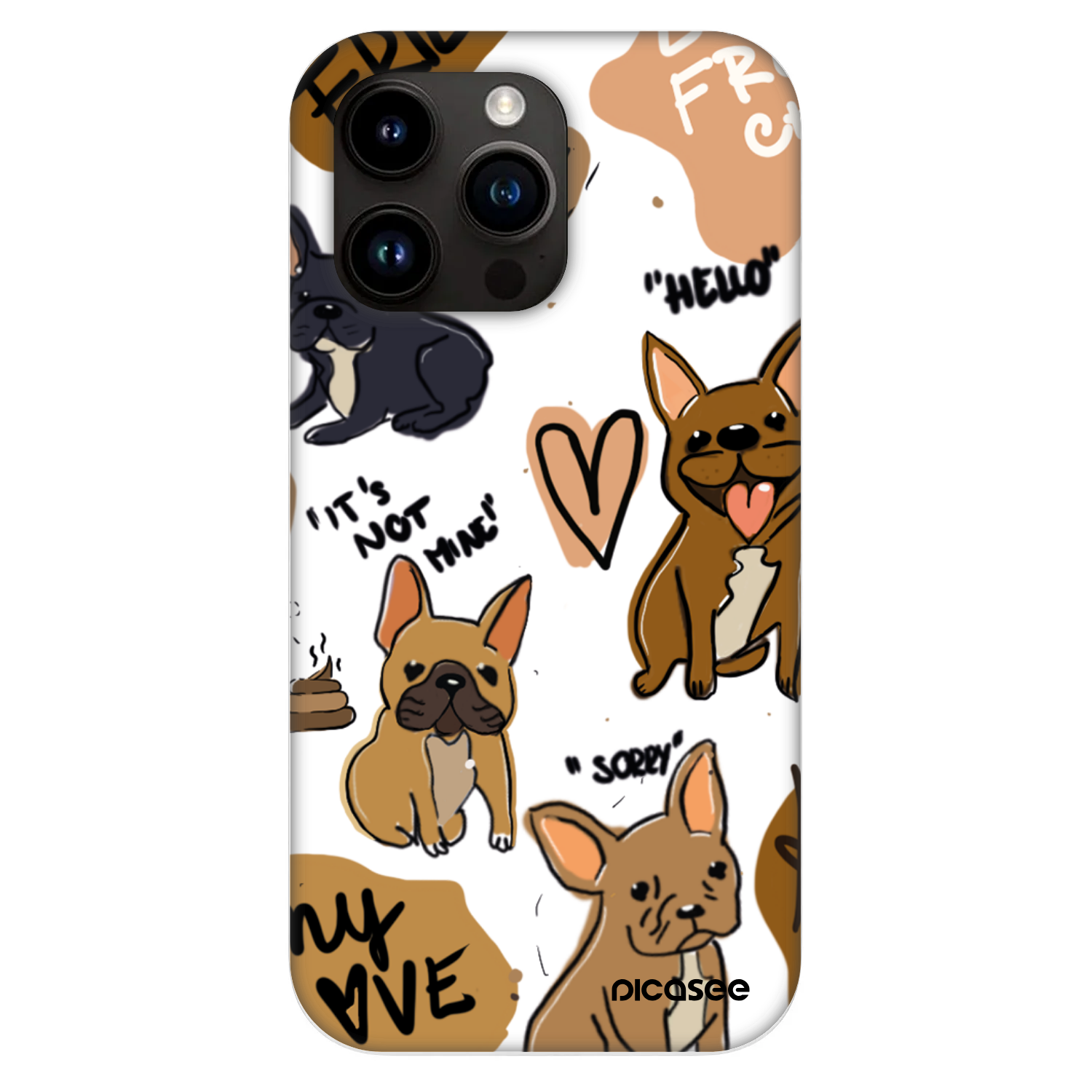 Picasee Fashion Case MagSafe pre Apple iPhone 13 Pro - Frenchies