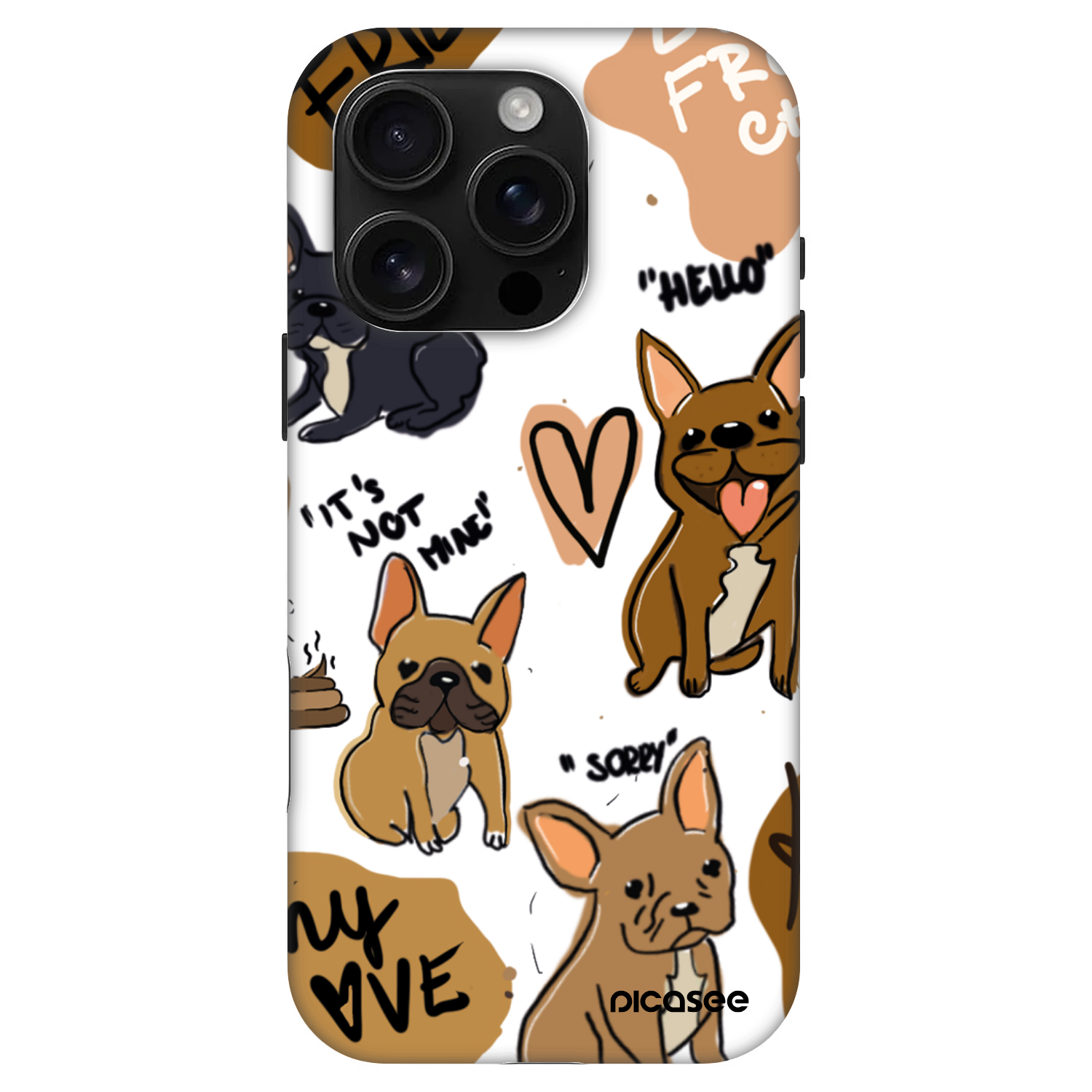 Picasee Fashion Case MagSafe pre Apple iPhone 16 Pro - Frenchies