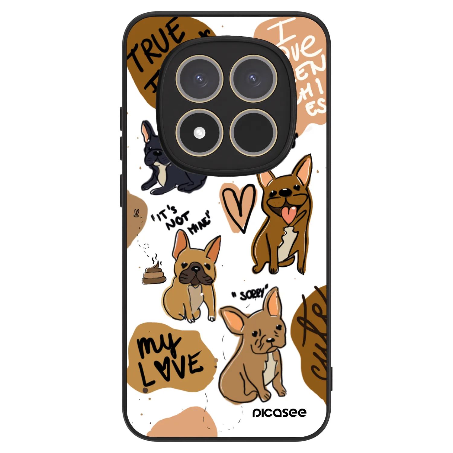 Picasee ULTIMATE CASE pro Xiaomi Redmi Note 15 Pro 4G - Frenchies