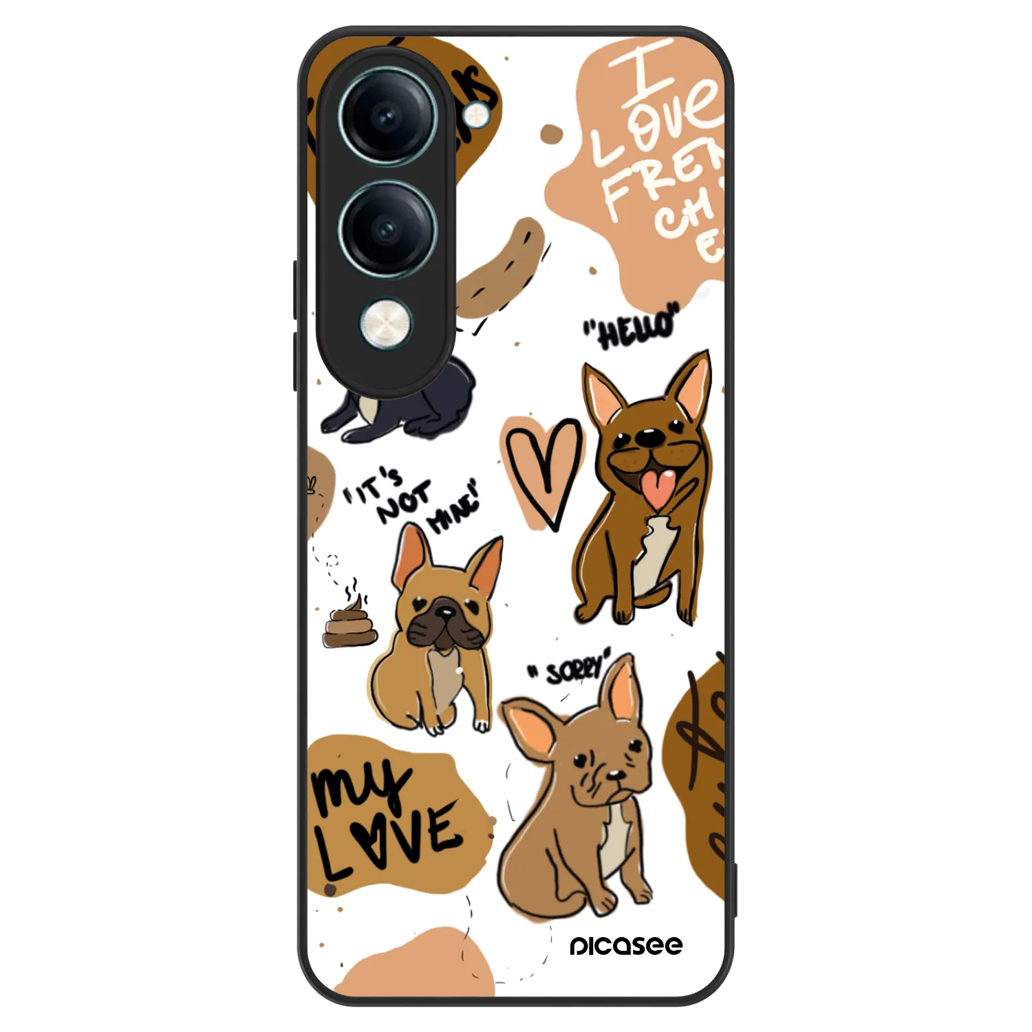 Picasee ULTIMATE CASE pro Vivo Y29s 5G - Frenchies