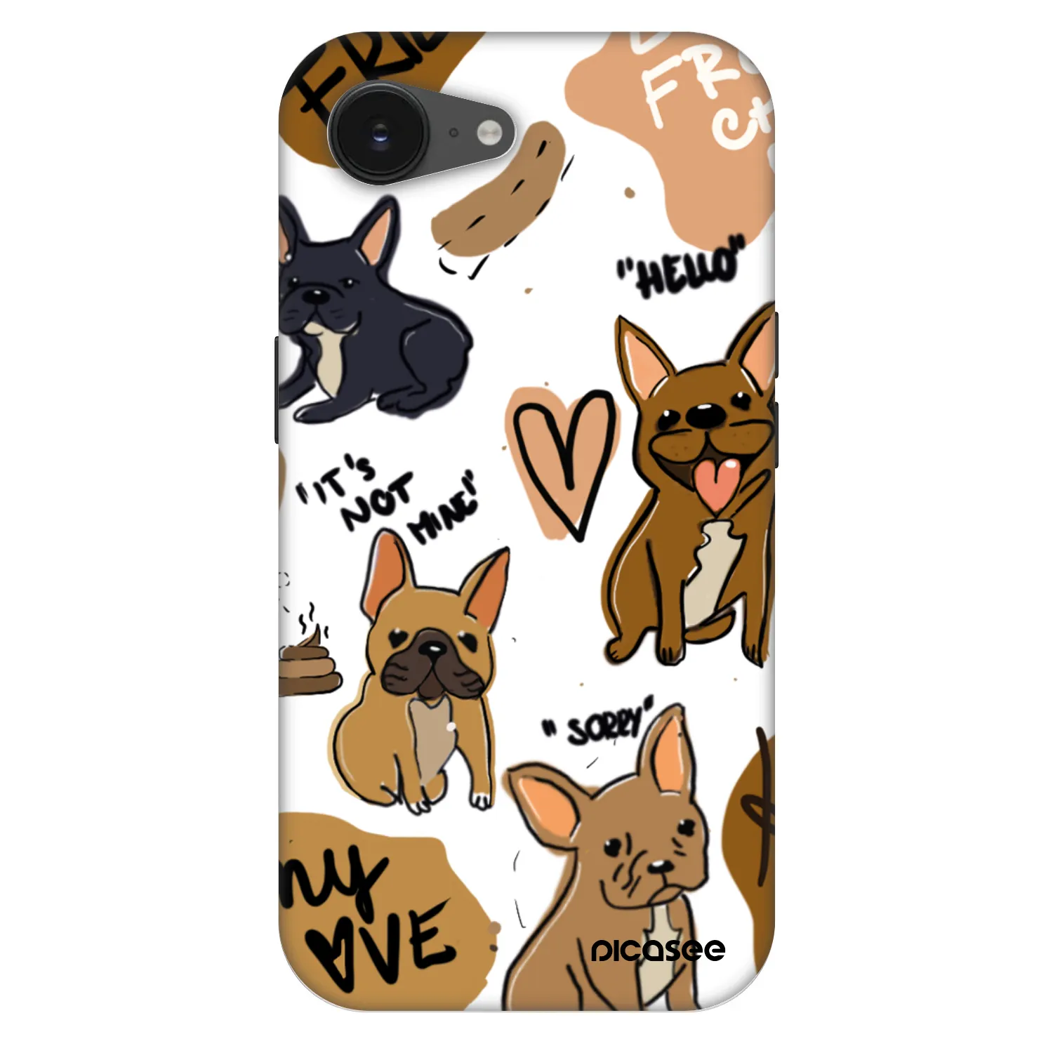 Picasee Fashion Case MagSafe pre Apple iPhone 17e - Frenchies