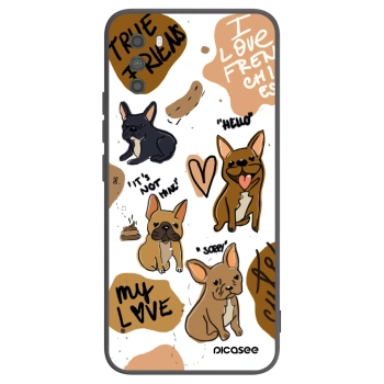 Picasee silikónový čierny obal pre Xiaomi Poco M3 - Frenchies