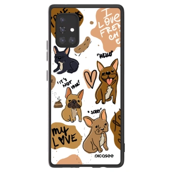 Picasee ULTIMATE CASE pro Samsung Galaxy A71 A715F - Frenchies