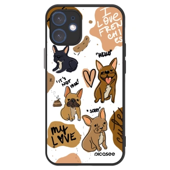 Picasee ULTIMATE CASE pro Apple iPhone 12 mini - Frenchies