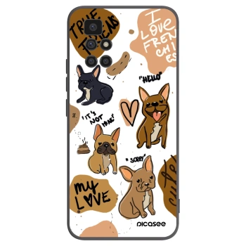 Picasee silikónový čierny obal pre Xiaomi Redmi 10 - Frenchies