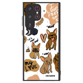 Picasee ULTIMATE CASE pro Samsung Galaxy S22 Ultra 5G - Frenchies