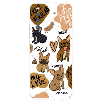 Picasee silikónový prehľadný obal pre Sony Xperia 10 IV 5G - Frenchies