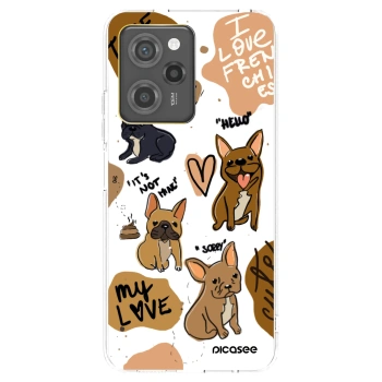 Picasee silikónový čierny obal pre Xiaomi Poco X5 Pro - Frenchies