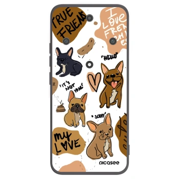 Picasee silikónový čierny obal pre Honor Magic5 Lite 5G - Frenchies