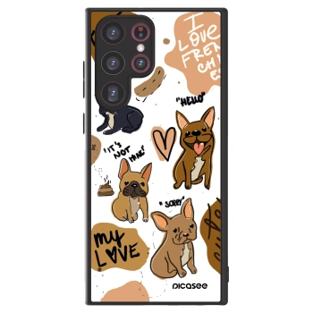 Picasee ULTIMATE CASE PowerShare pro Samsung Galaxy S22 Ultra 5G - Frenchies