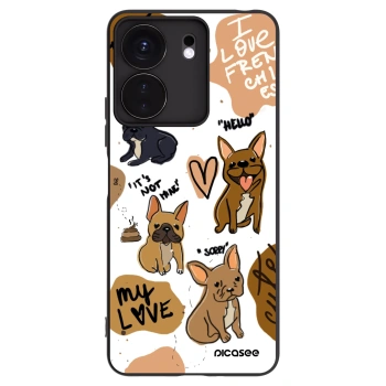 Picasee silikónový čierny obal pre Xiaomi Redmi 13C 4G - Frenchies