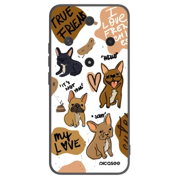 Picasee silikónový čierny obal pre Honor Magic6 Lite 5G - Frenchies