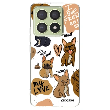 Picasee silikónový prehľadný obal pre Xiaomi 14T - Frenchies