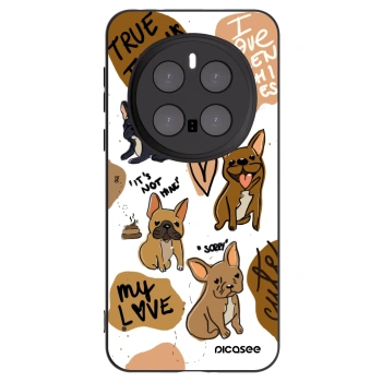 Picasee silikónový čierny obal pre Honor Magic7 Pro 5G - Frenchies