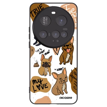 Picasee silikónový čierny obal pre Xiaomi 15 Ultra - Frenchies