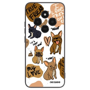 Picasee silikónový čierny obal pre Xiaomi Poco C75 - Frenchies