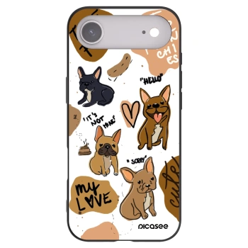 Picasee silikónový čierny obal pre Apple iPhone Air - Frenchies