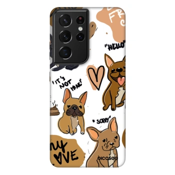 Picasee Fashion Case pre Samsung Galaxy S21 Ultra 5G G998B - Frenchies