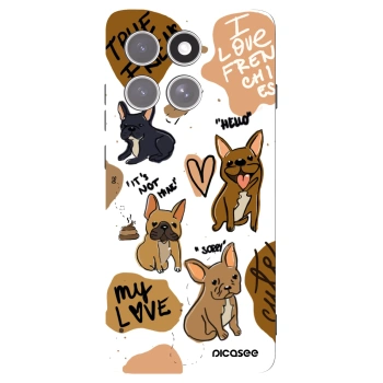 Picasee silikónový čierny obal pre Motorola Edge 60 Pro - Frenchies