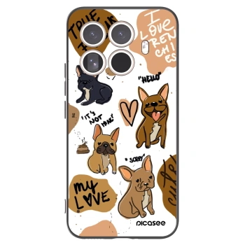 Picasee silikónový čierny obal pre Xiaomi 15T Pro - Frenchies