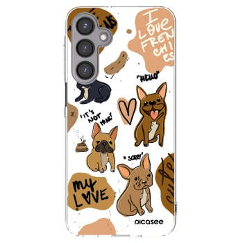 Picasee silikónový prehľadný obal pre Samsung Galaxy A16 4G - Frenchies