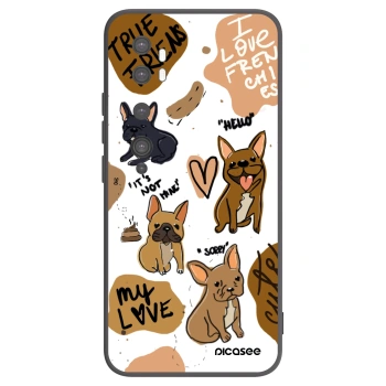 Picasee silikónový čierny obal pre Xiaomi Mi Note 10 (Pro) - Frenchies