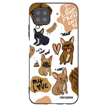 Picasee silikónový čierny obal pre Huawei P40 Lite - Frenchies