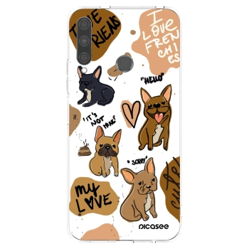Picasee silikónový prehľadný obal pre Huawei P40 Lite E - Frenchies