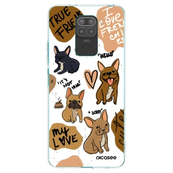Picasee silikónový čierny obal pre Xiaomi Redmi Note 9 - Frenchies