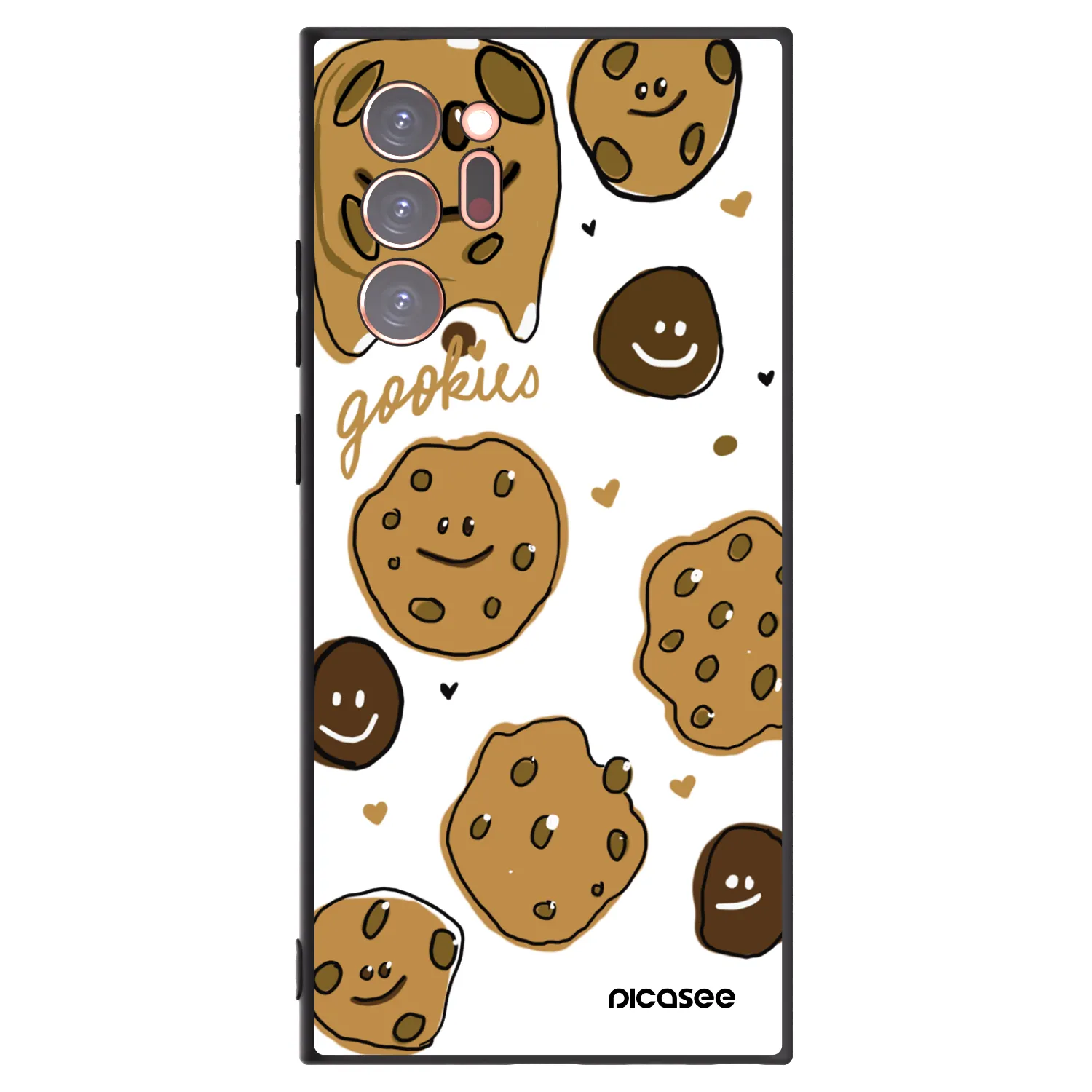 Picasee silikónový čierny obal pre Samsung Galaxy Note 20 Ultra - Gookies