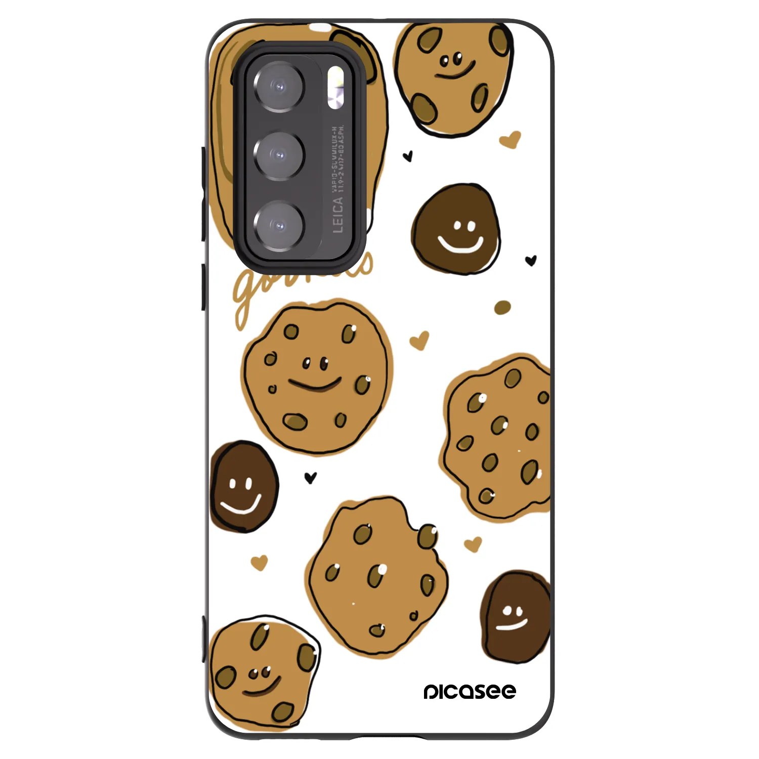 Picasee silikónový čierny obal pre Huawei P40 - Gookies