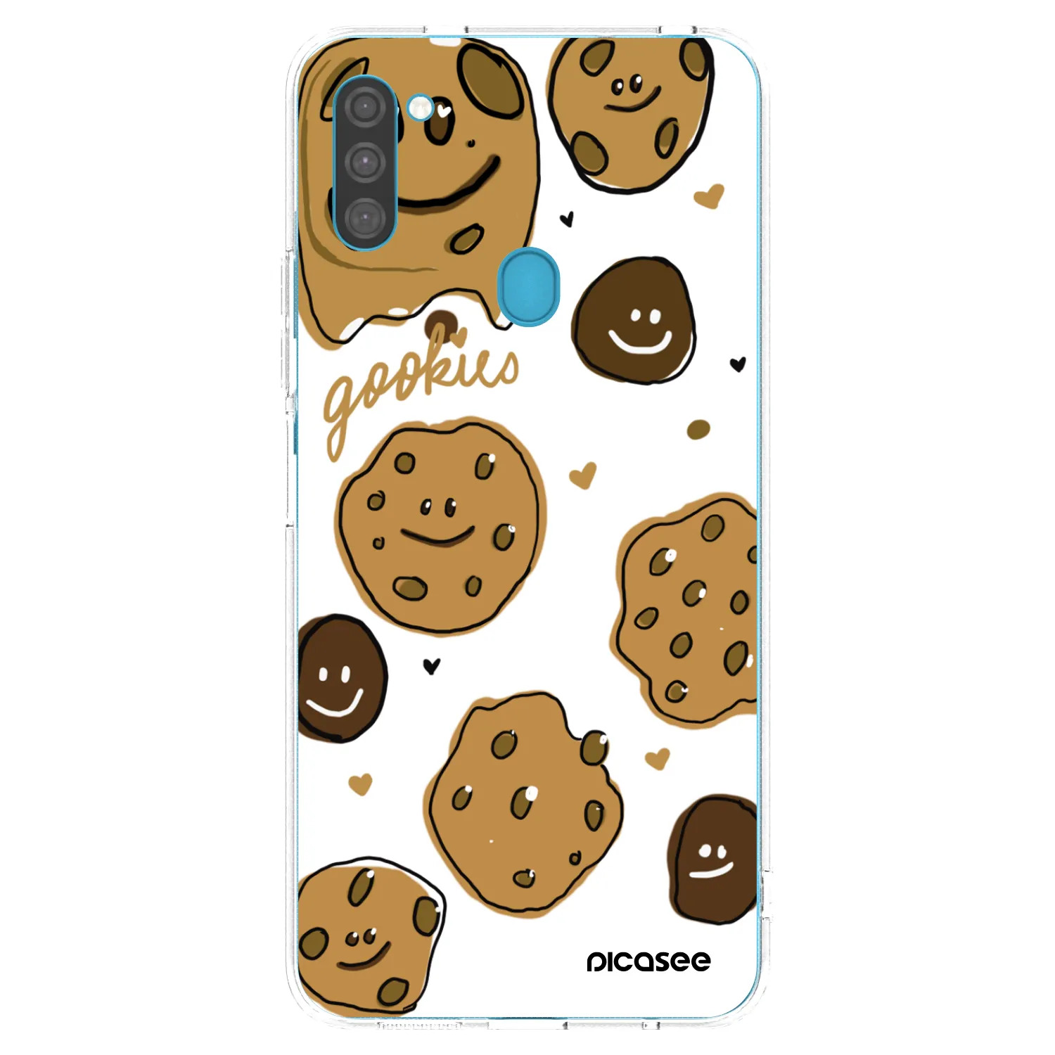 Picasee silikónový prehľadný obal pre Samsung Galaxy M11 - Gookies
