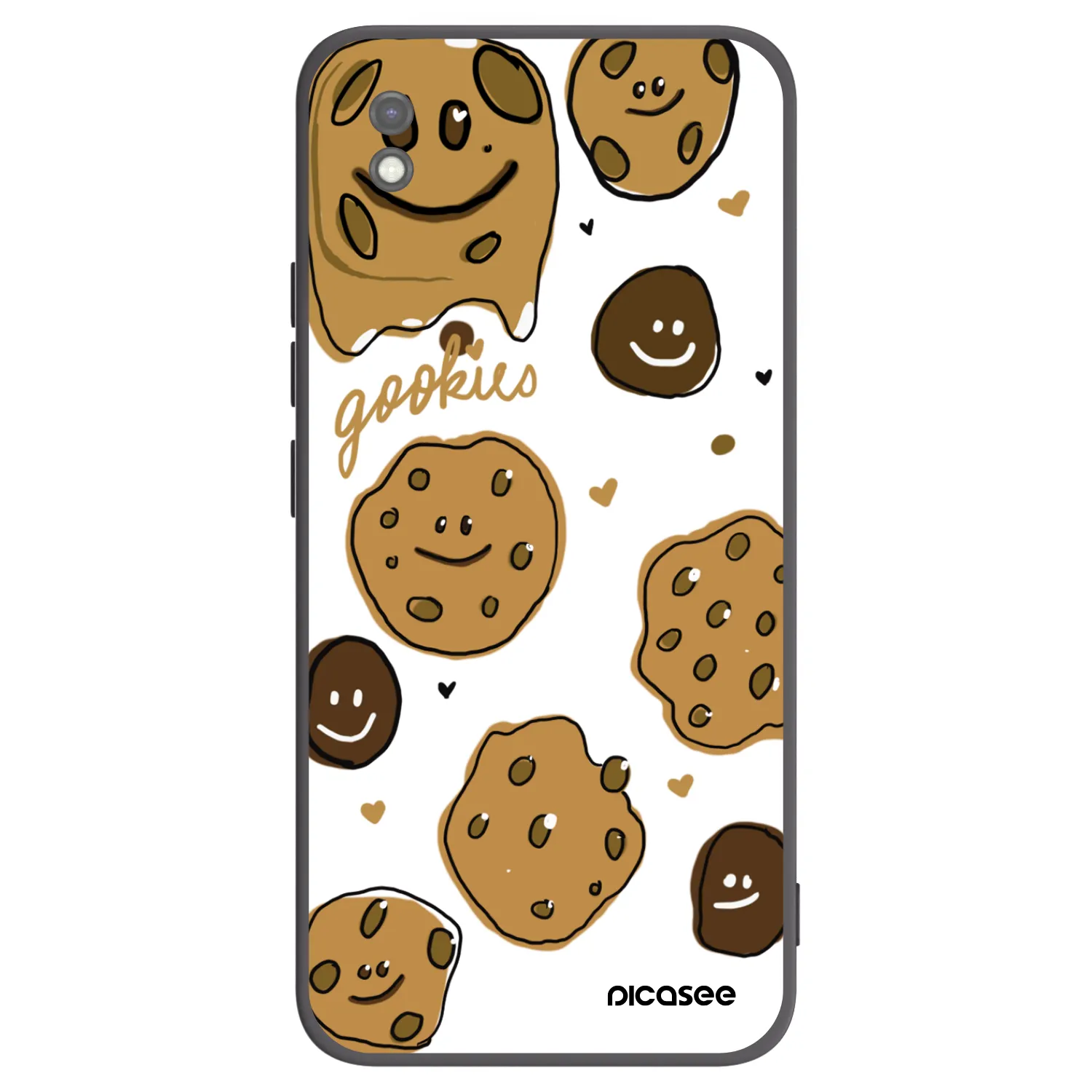 Picasee silikónový čierny obal pre Xiaomi Redmi 9AT - Gookies