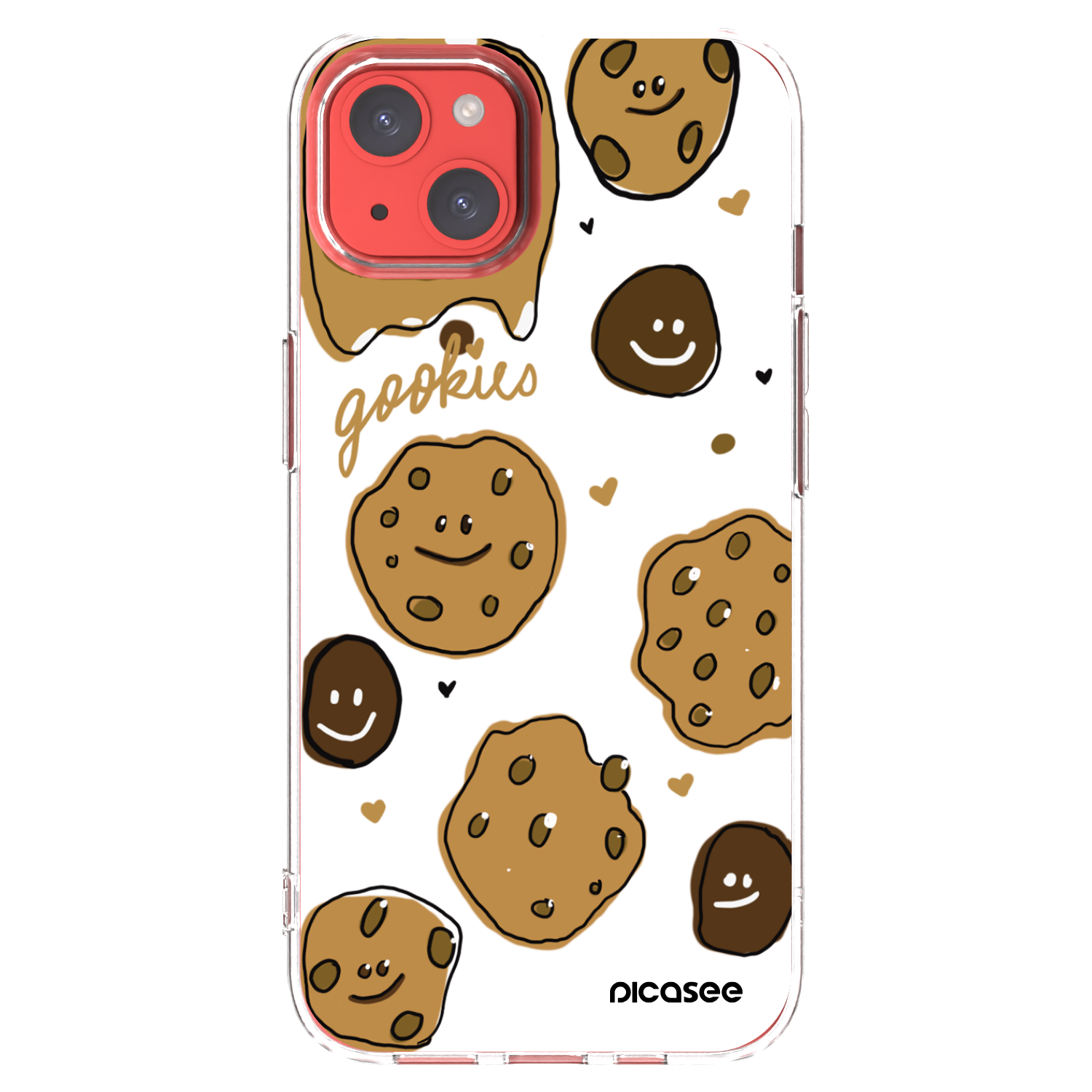 Picasee silikónový prehľadný obal pre Apple iPhone 13 - Gookies