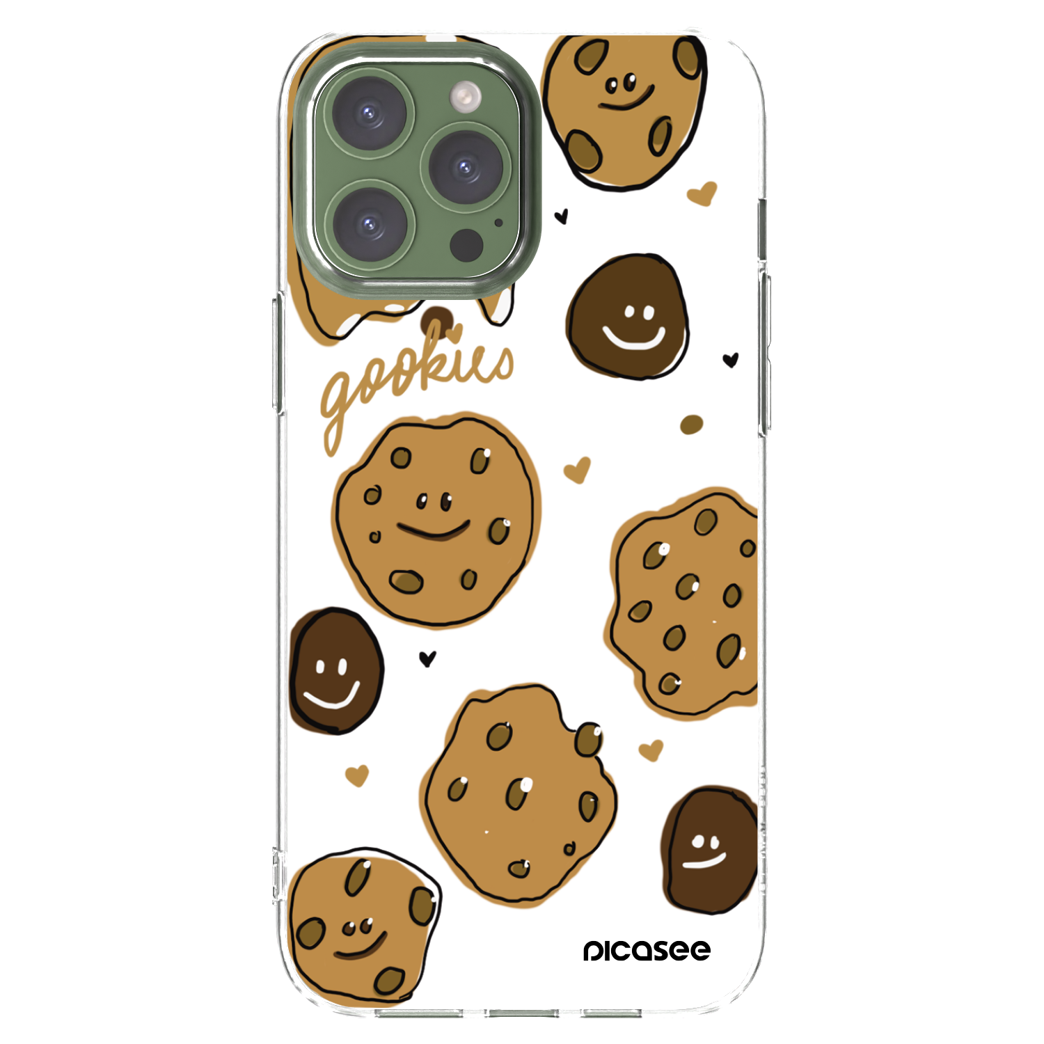 Silikónový prehľadný obal pre Apple iPhone 13 Pro Max - Gookies