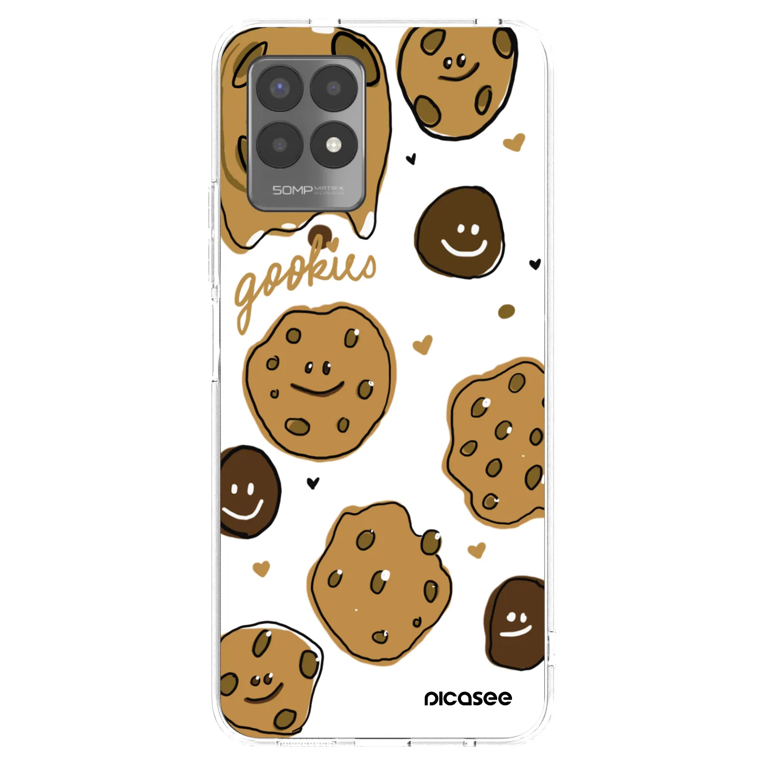 Picasee silikónový prehľadný obal pre Realme 8i - Gookies